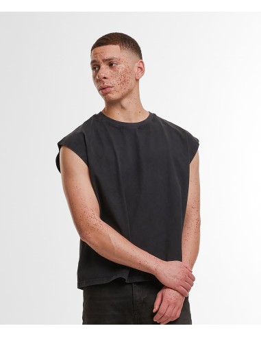 BUI-BY436-Vintage Cropped Heavy Sleeveless Tee